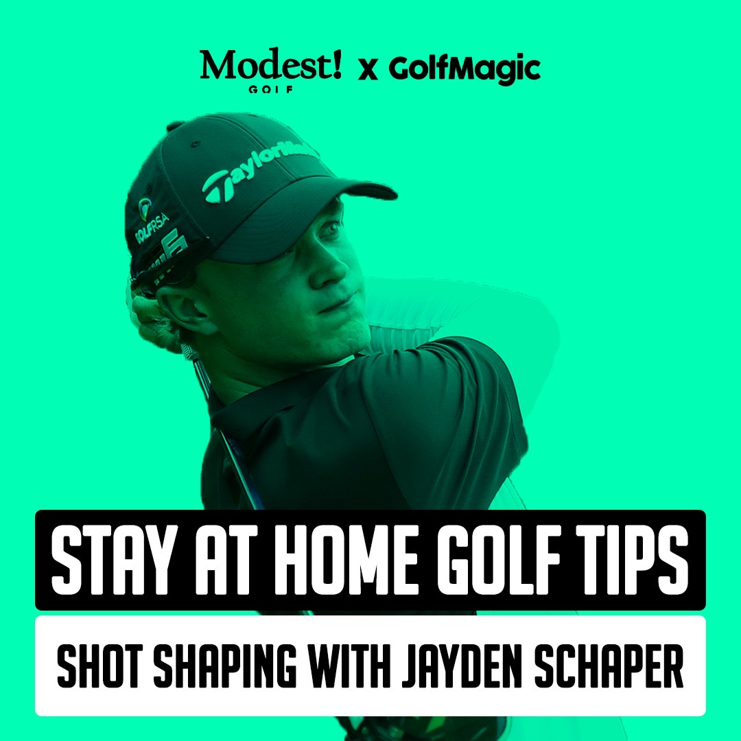 Stay At Home Golf Tip #4: Jayden Schaper talks shot shaping