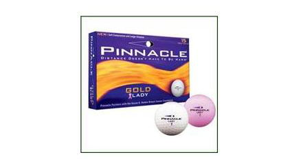 Gold Lady Golf Balls