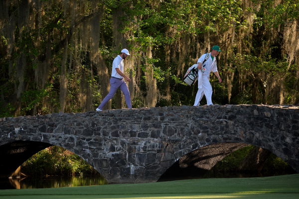 Scottie Scheffler and Ted Scott at the 2024 Masters