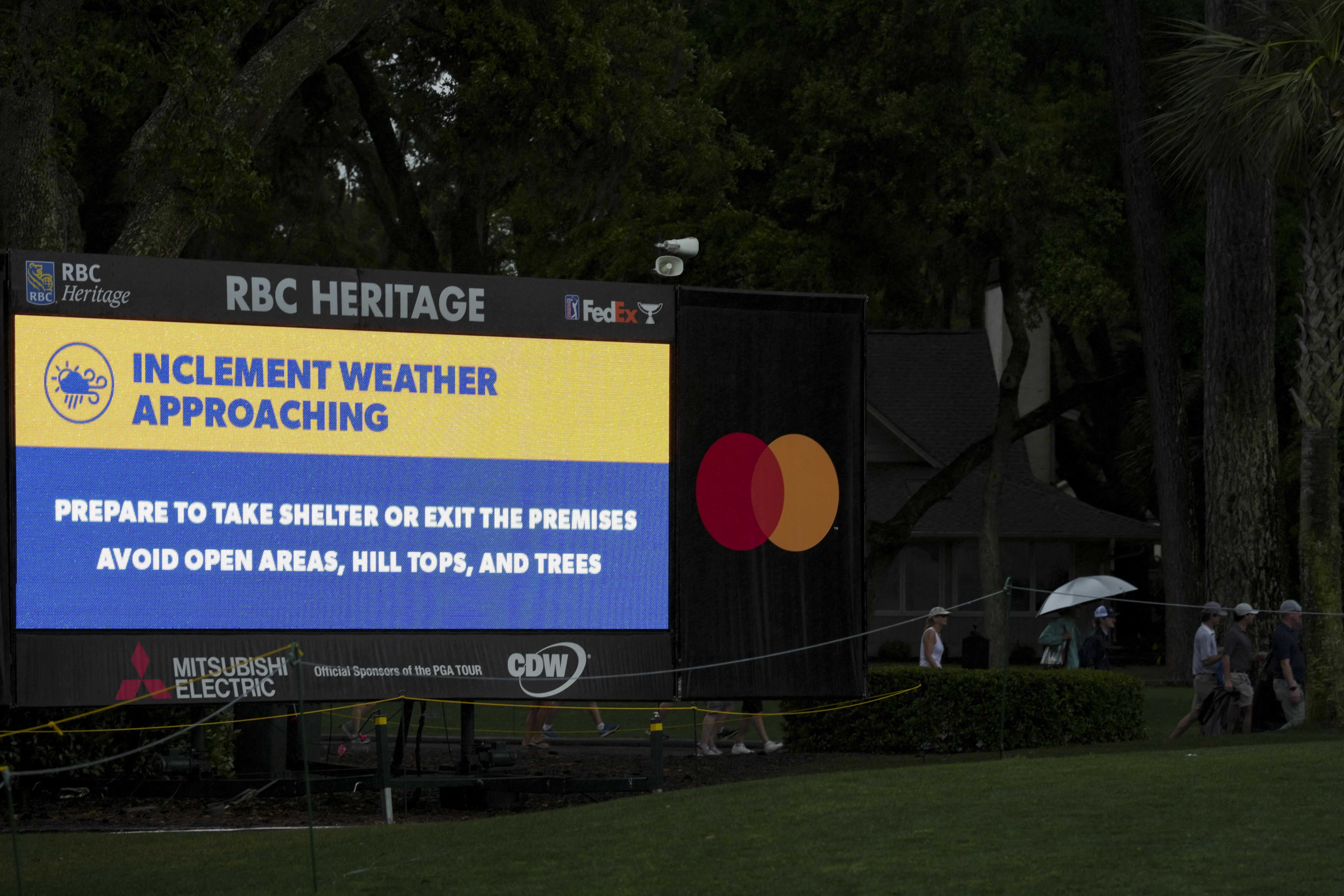 The 2024 RBC Heritage was forced into a Monday finish