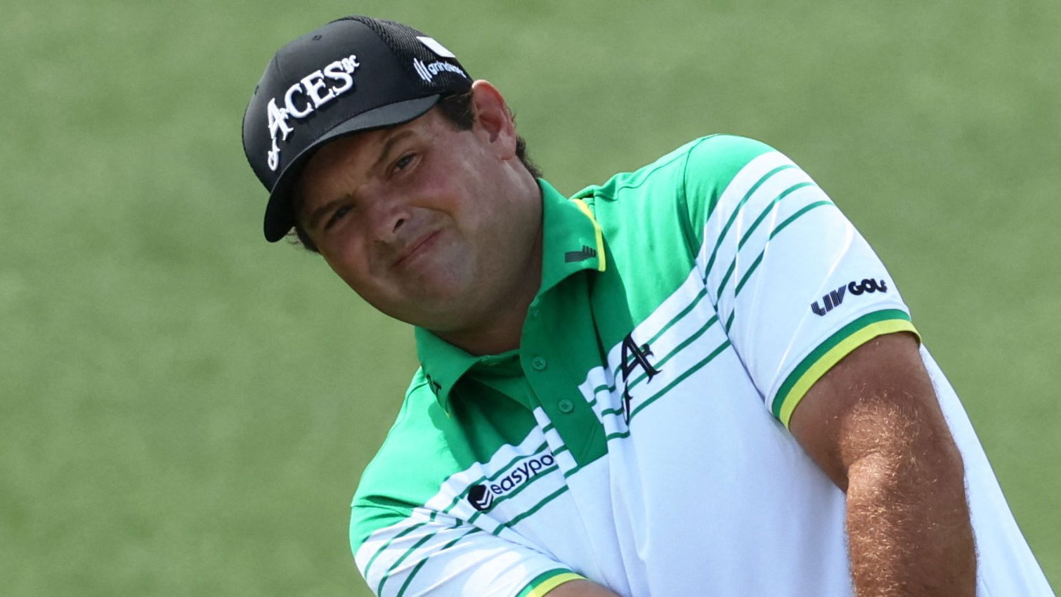 Reed was not best pleased with his caddie's comment