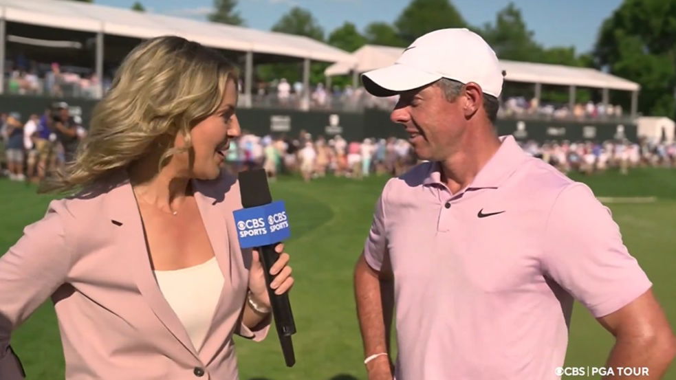 Amanda Balionis interviews Rory McIlroy at Quail Hollow