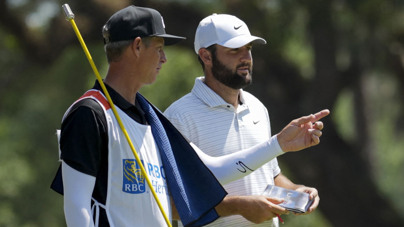 Scottie Scheffler will be without Ted Scott on Saturday
