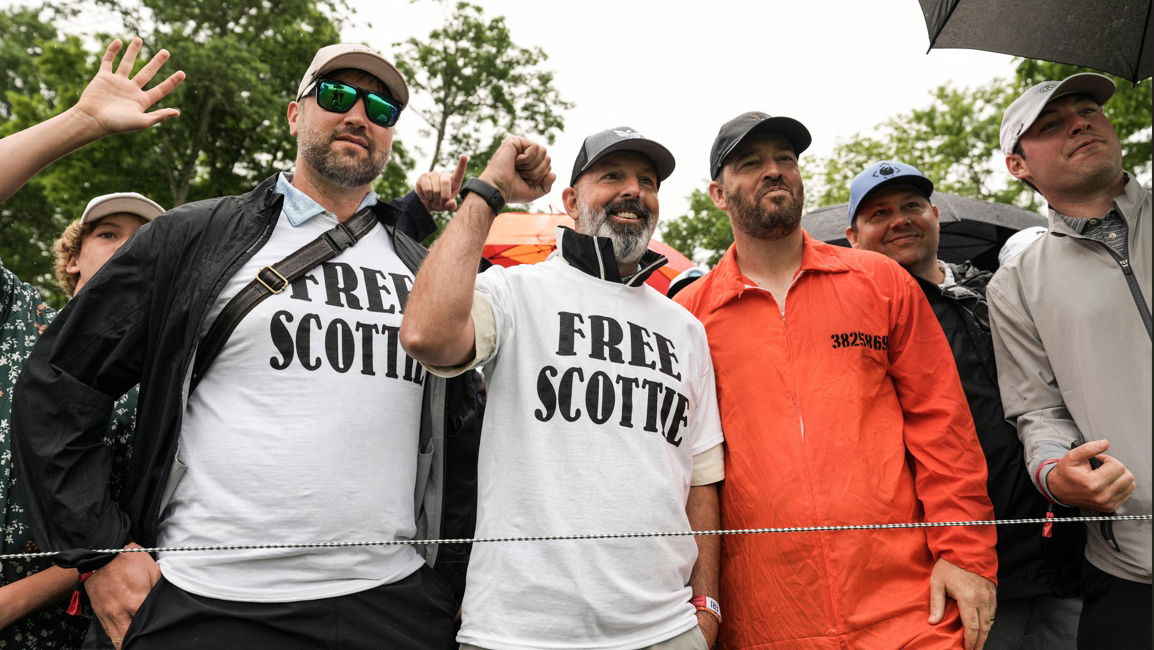 Scottie Scheffler fans are out in force at Valhalla