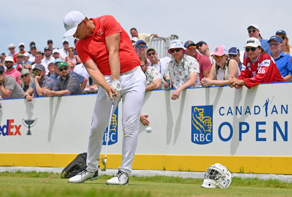 Matt Wallace tees off at the RBC Canadian Open