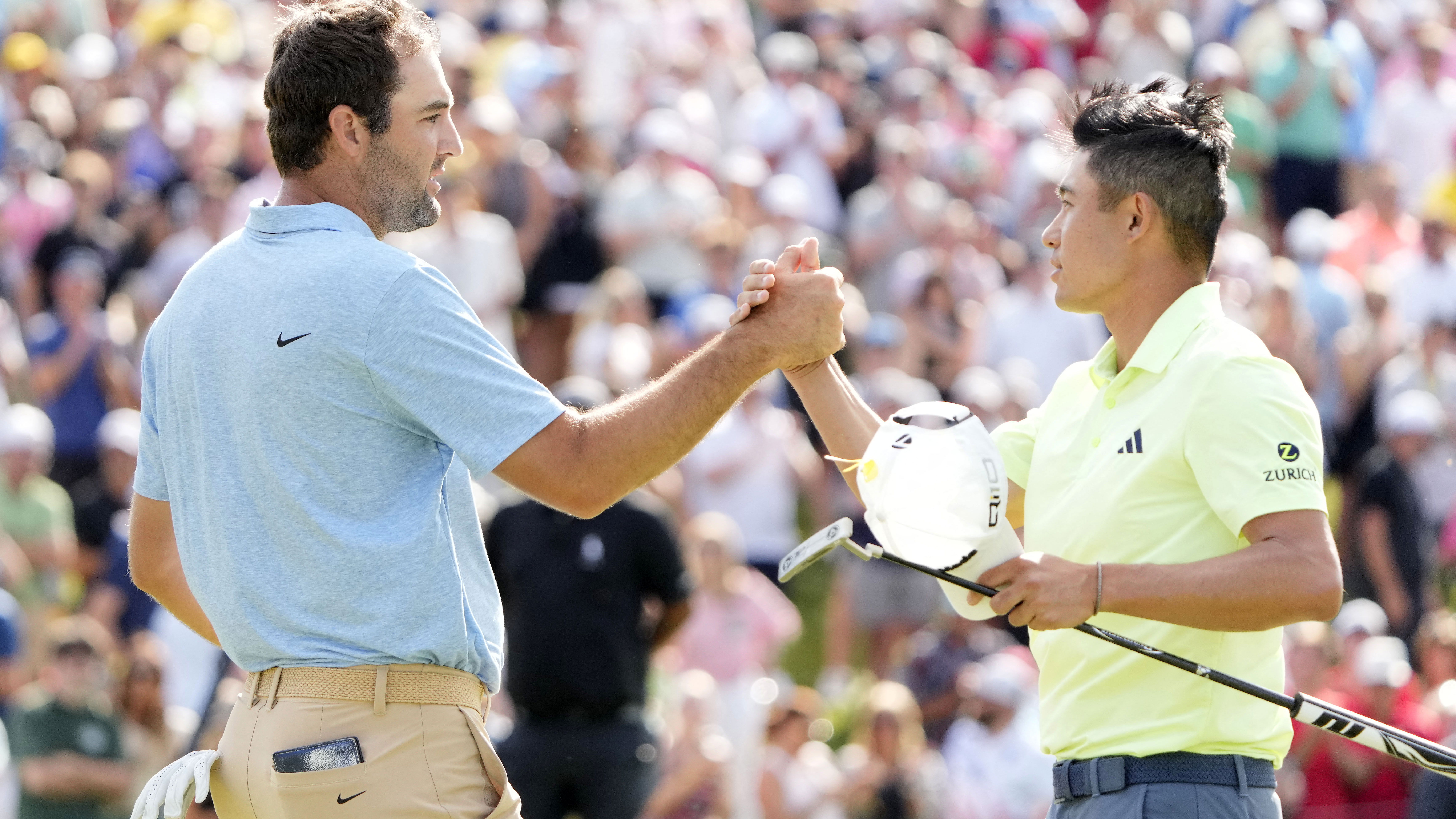 Scottie Scheffler beat Collin Morikawa by one at the Memorial