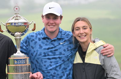 Bob MacIntyre with his girlfriend Shannon