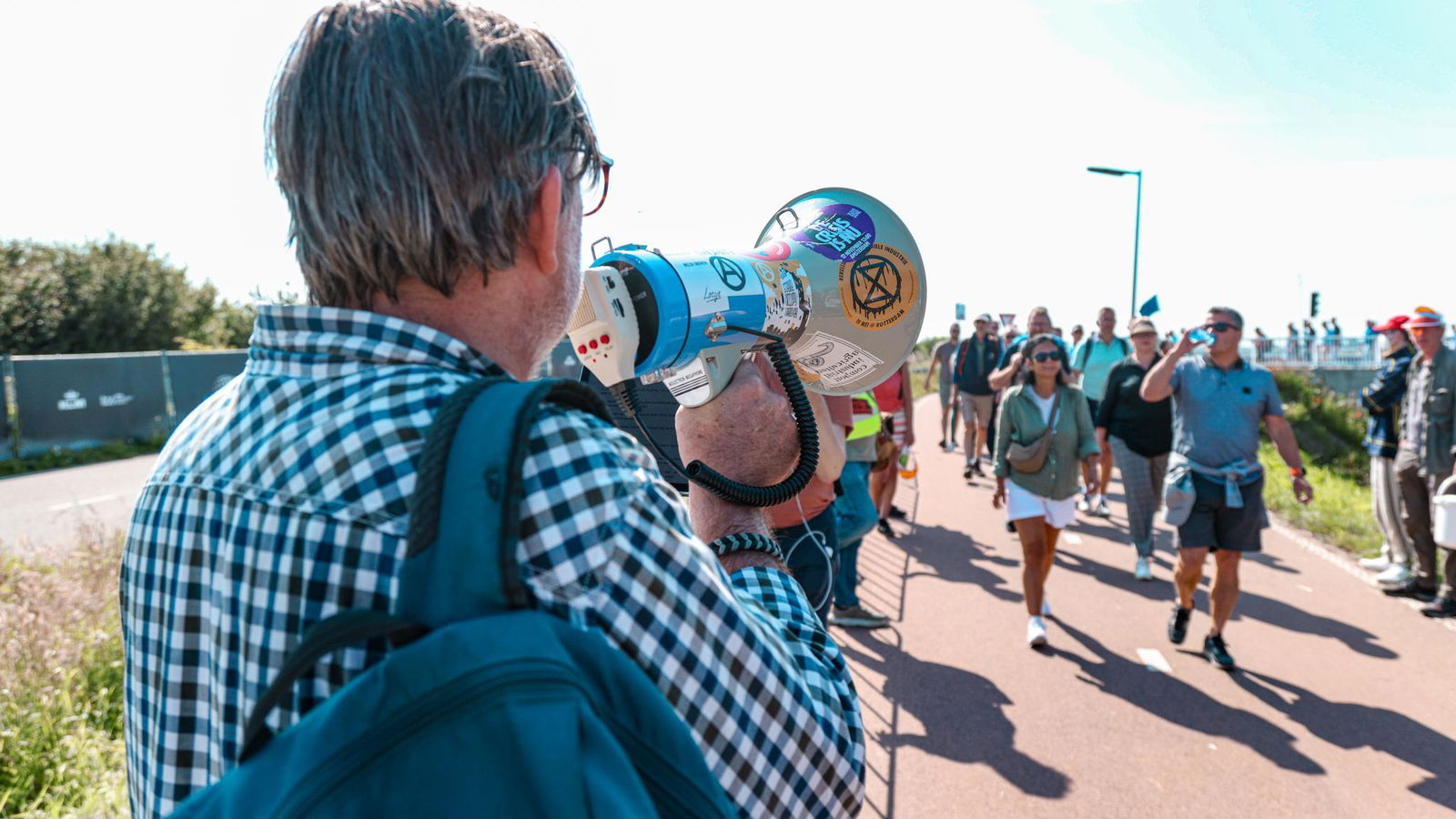 XR activists at KLM Open [Image: @NLRebellion]