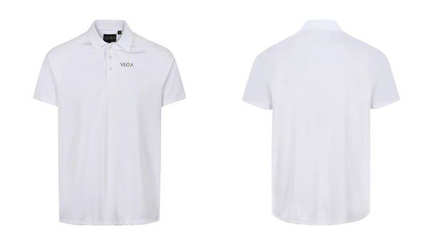 VEGA Kobe Core Jersey Polo White