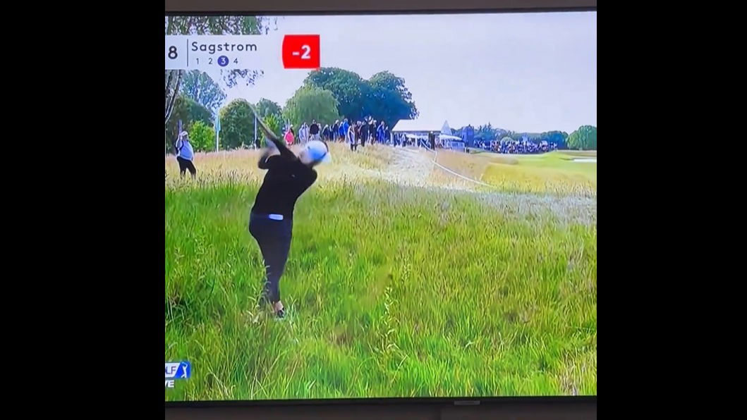 A camera operator was struck in the head on 18