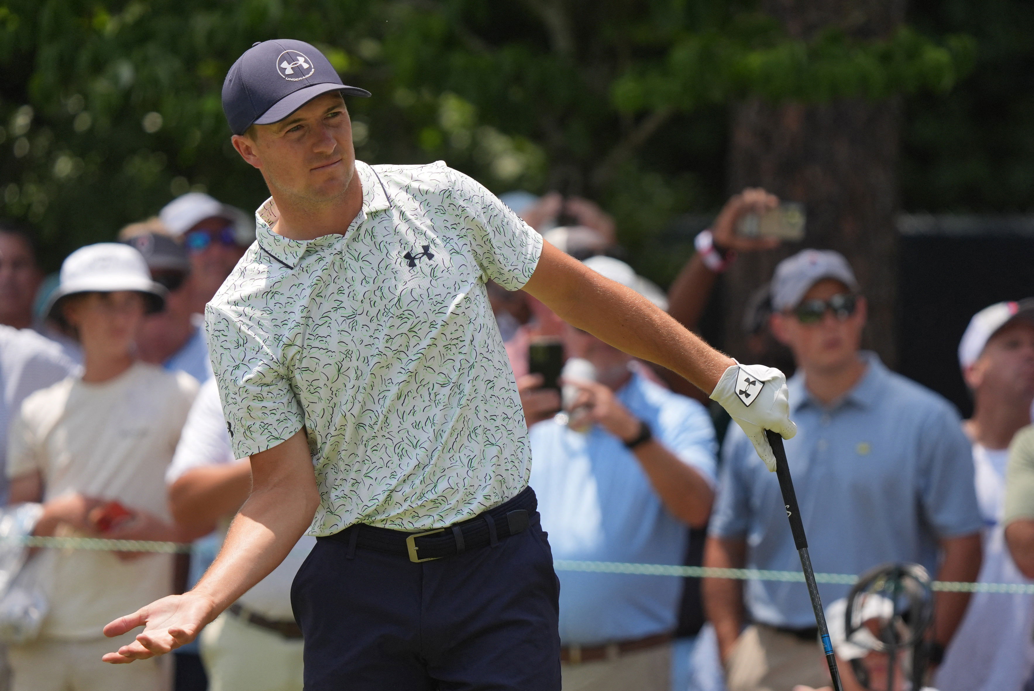 Spieth said he could get into some trouble