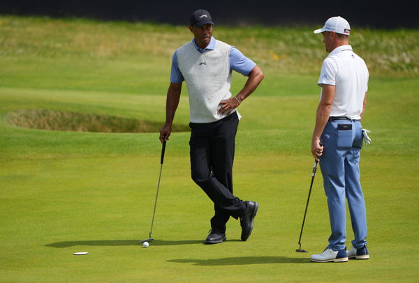 Tiger Woods and Justin Thomas