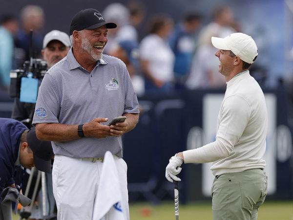 Darren Clarke and Rory McIlroy