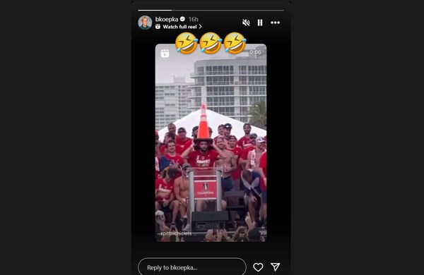 Koepka clearly saw the funny side on Instagram 