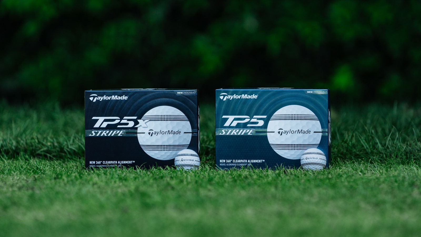 TaylorMade TP5 and TP5x Stripe Golf Balls