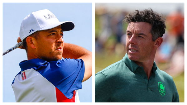 Xander Schauffele and Rory McIlroy 