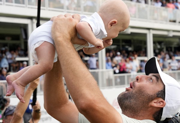 Scottie Scheffler and his son Bennett