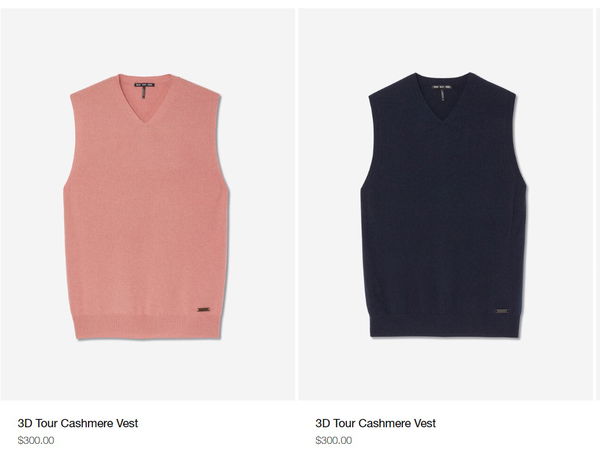 Tiger Woods Cashmere Collection