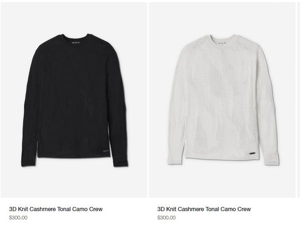 Tiger Woods Cashmere Collection