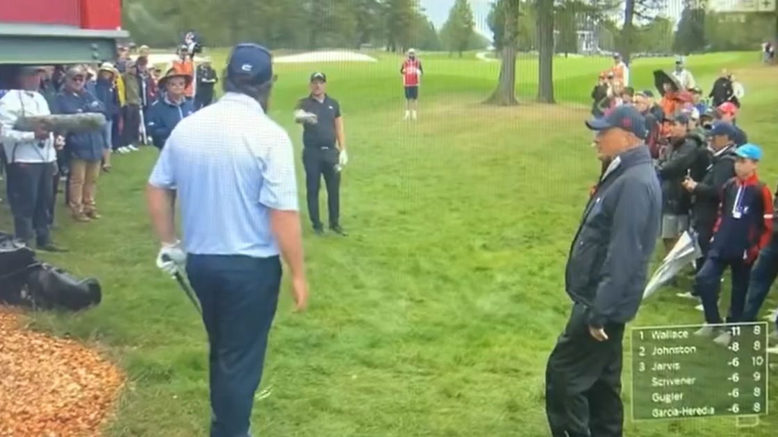 A rules official told Matt Wallace to keep out of it