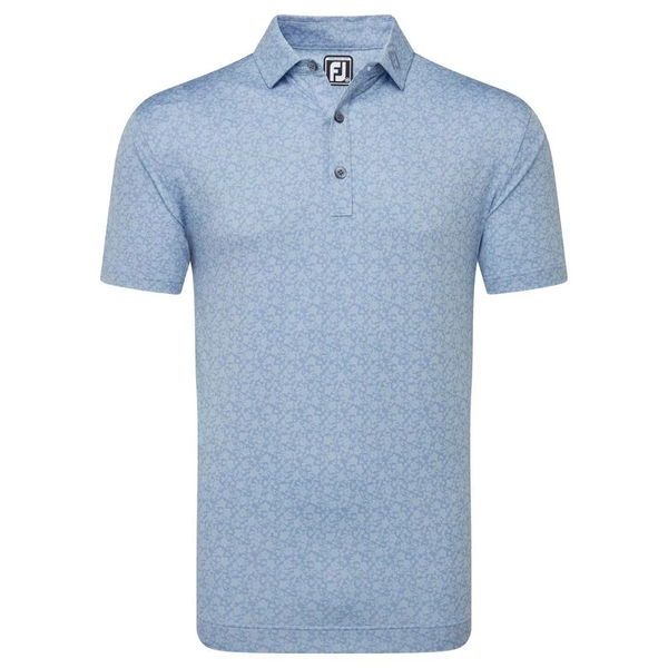 FootJoy Painted Floral Lisle Golf Shirt