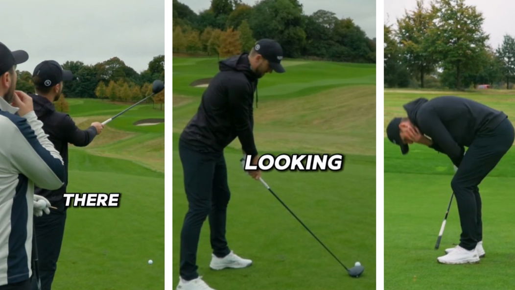 Harry Kane nearly made an ace with Rick Shiels