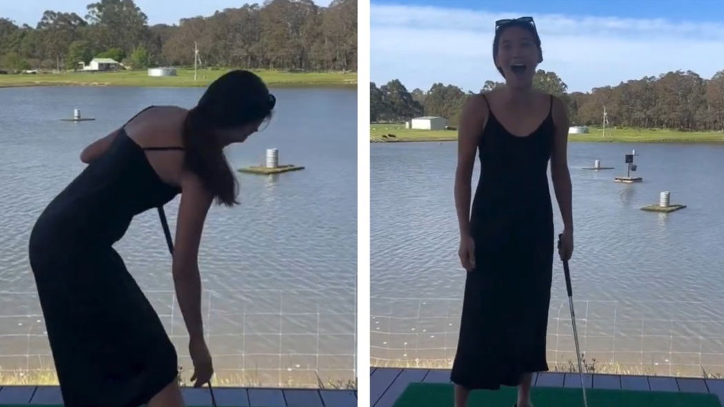 Lady now owed a birkin after unreal shot