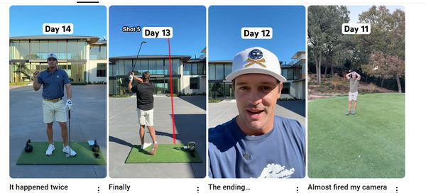 Bryson DeChambeau is doing a hole-in-one challenge