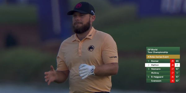 Tyrrell Hatton hates the 18th in Dubai