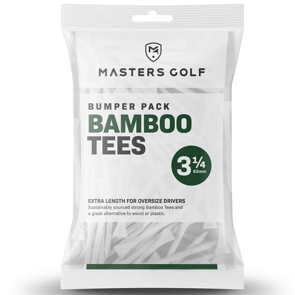 Masters Bamboo Golf Tees White