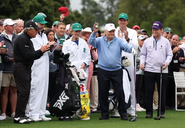 Gary Player, Jack Nicklaus and Tom Watson