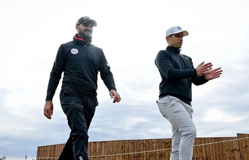 Saddier (right) is unhappy with the refs