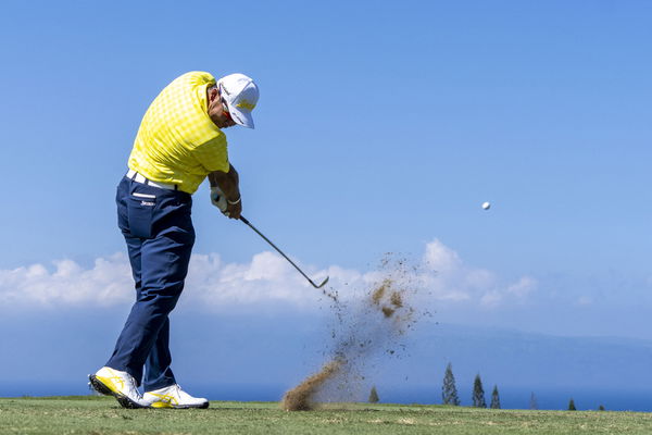 Matsuyama in action at Kapalua