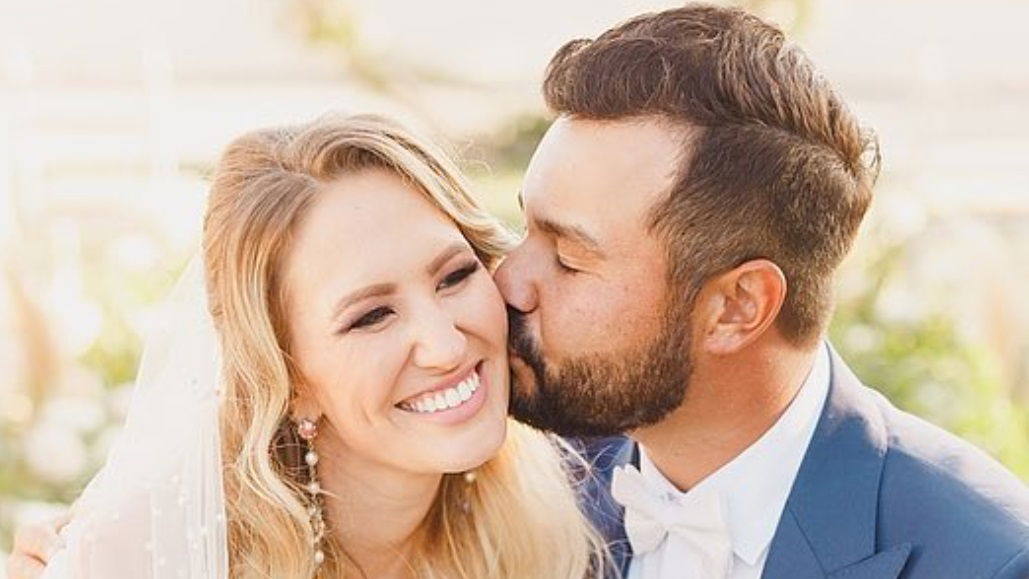 JJ Spaun and his wife Melody