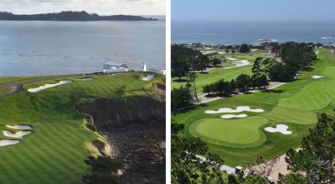 Pebble Beach vs Spyglass Hill