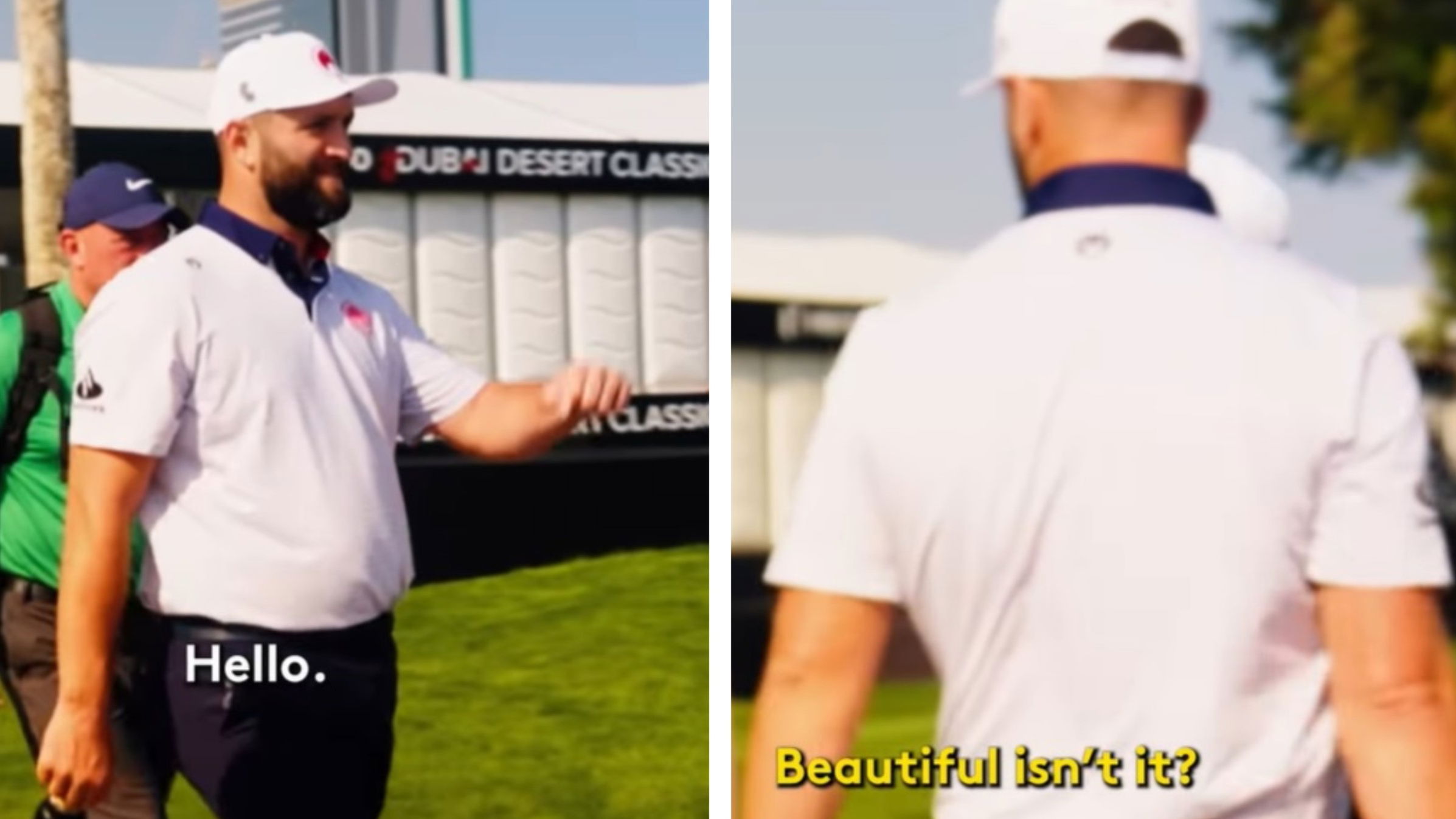 Jon Rahm in new Greyson x Legion XIII apparel