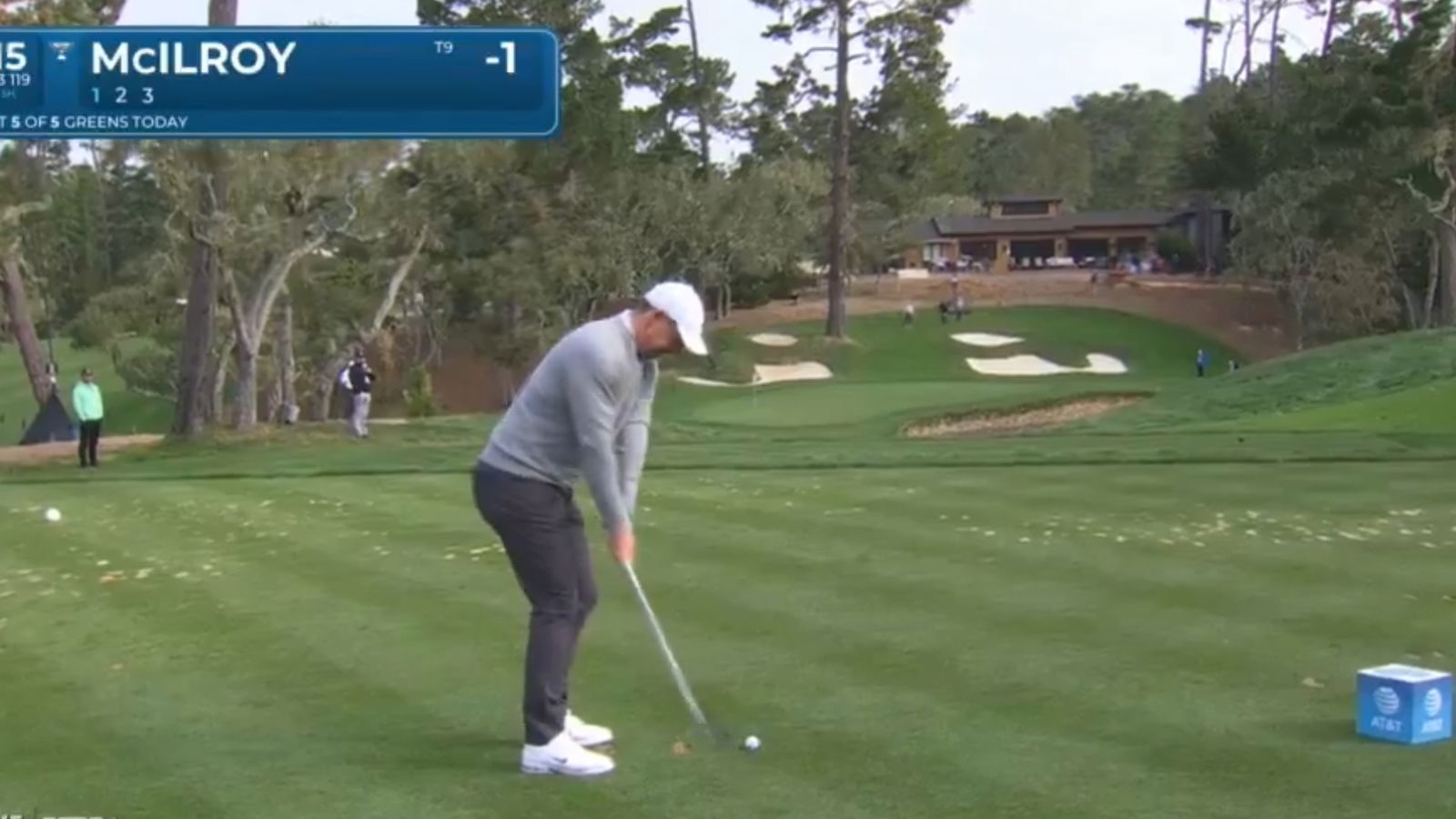 Rory McIlroy aced the 15th at Spyglass