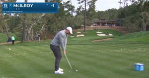 Rory McIlroy aced the 15th at Spyglass