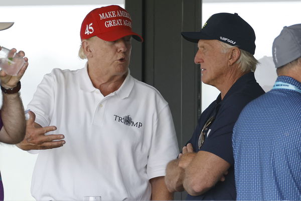 Donald Trump with Greg Norman