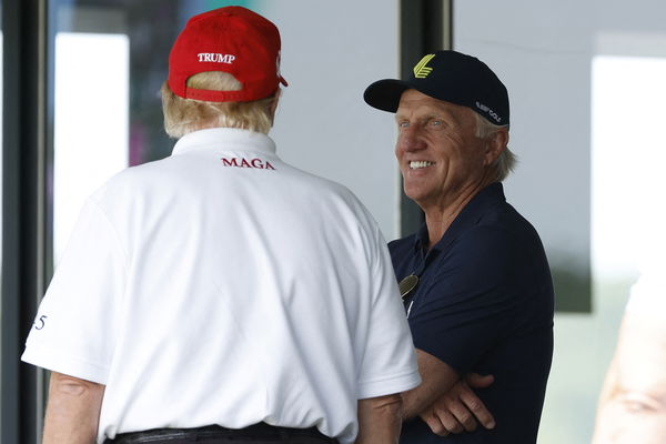 Donald Trump with Greg Norman