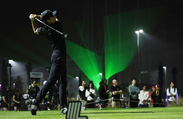 Joaquin Niemann tees off at LIV Riyadh