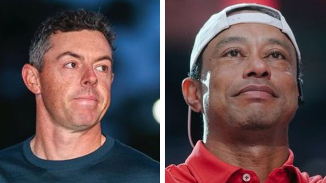 McIlroy, Woods [Photos: TGL] 