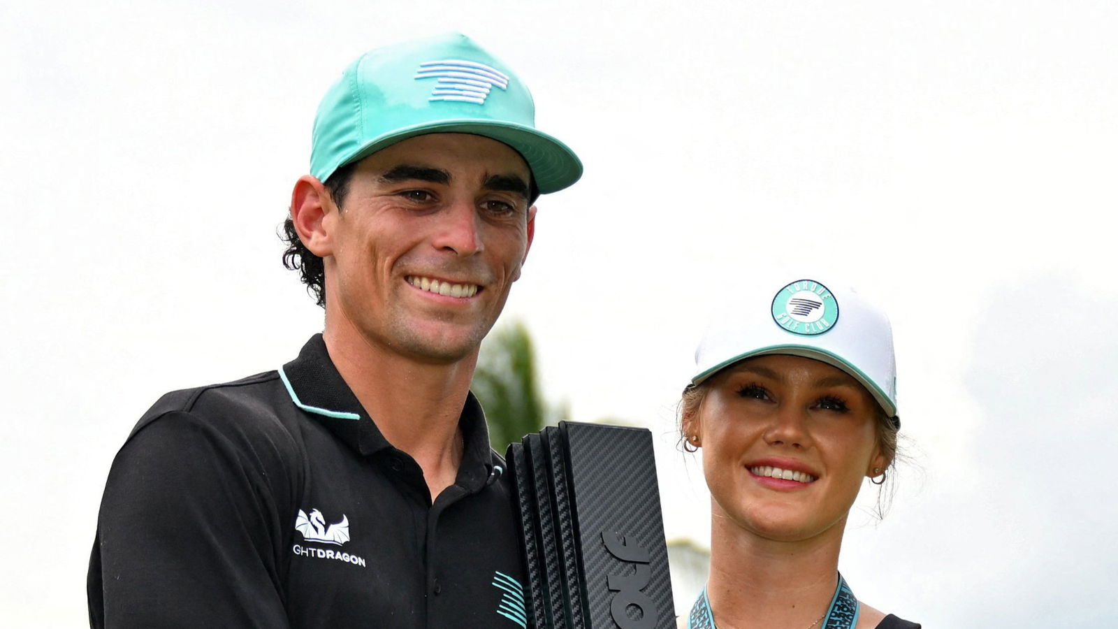 Joaquin Niemann and his wife