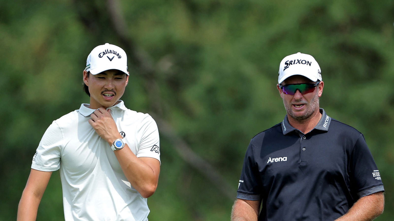 Min Woo Lee and Ryan Fox