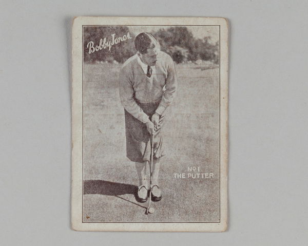 Bobby Jones 'The Putter' card