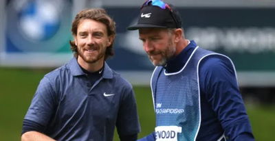 Tommy Fleetwood and caddie Ian Finnis