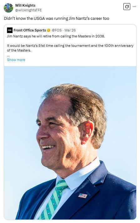 Nantz to bow out in 2036