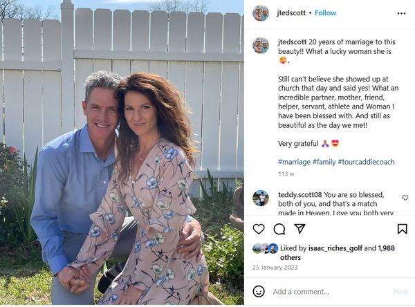 Ted Scott with wife Melanie