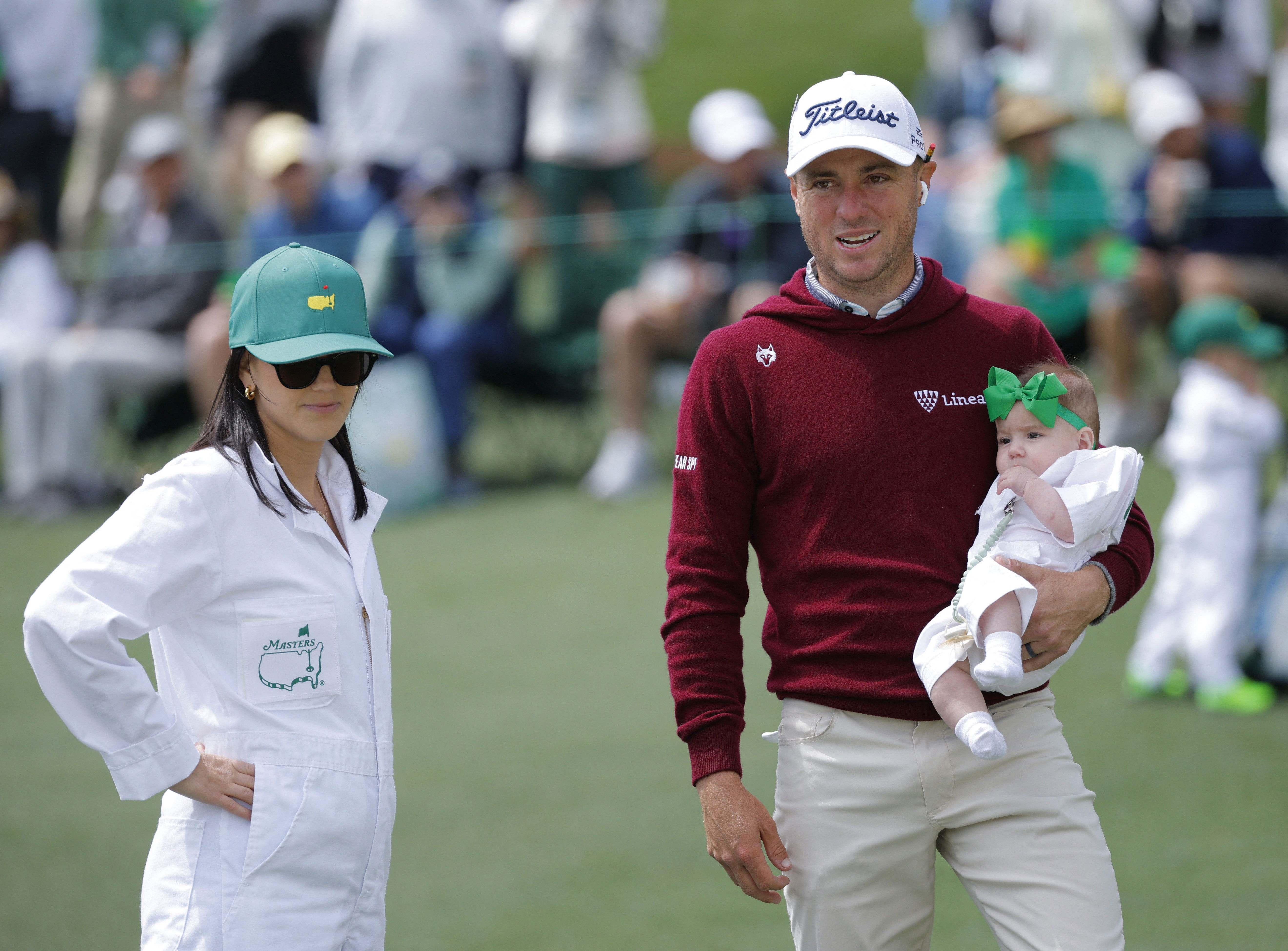 Justin Thomas and his family