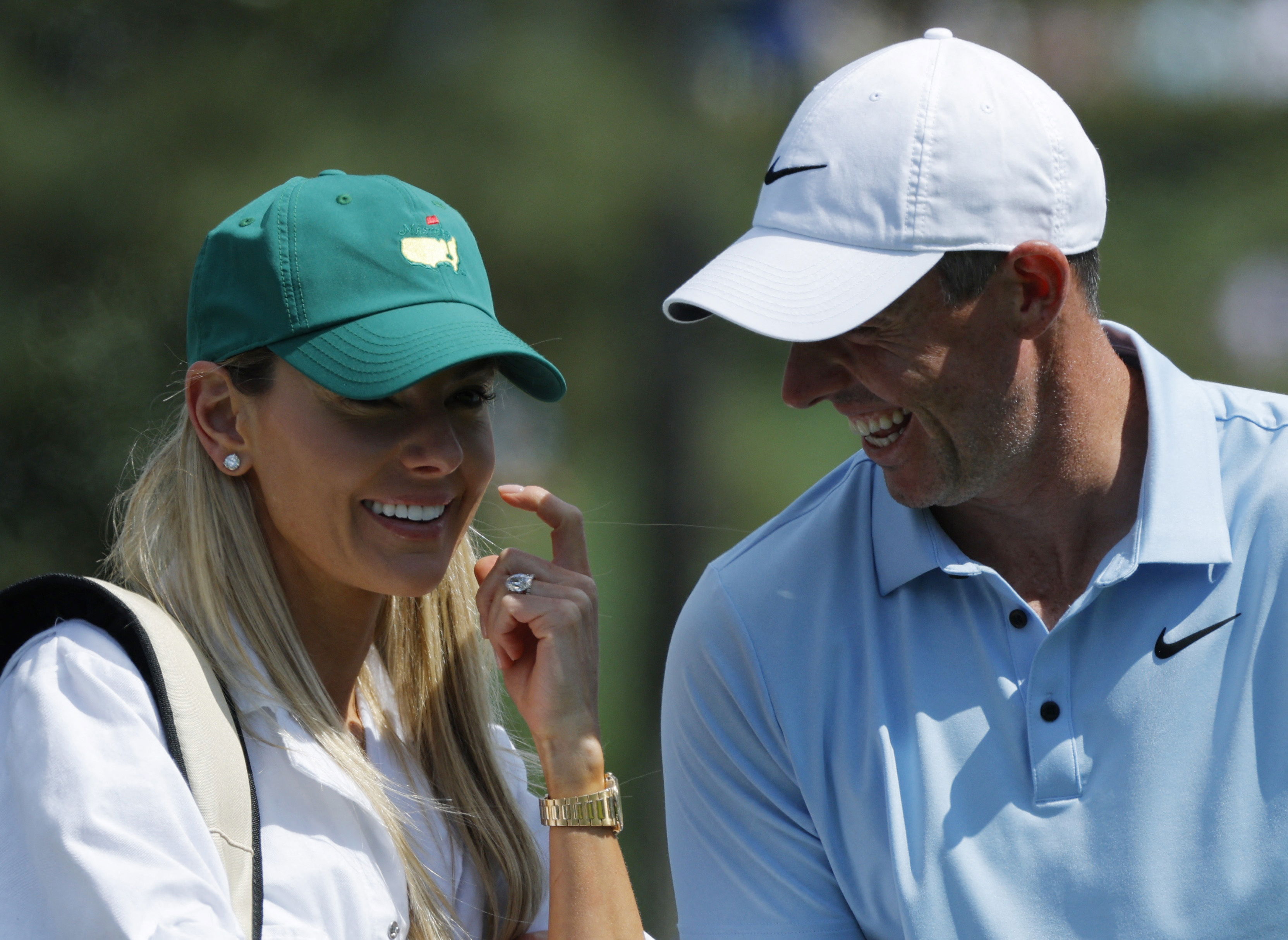 Rory McIlroy with wife Erica